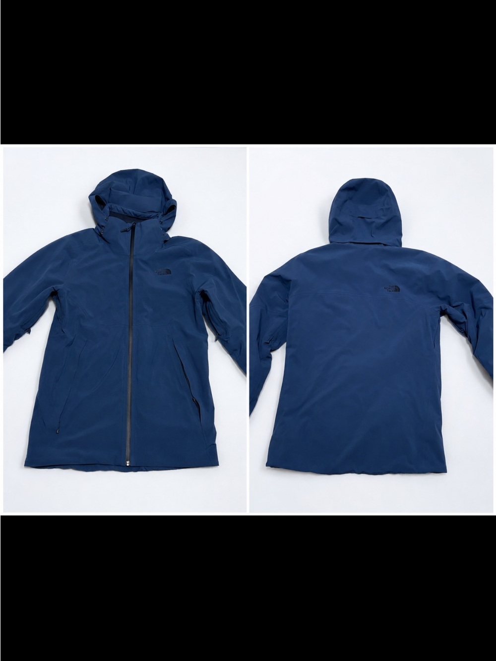The North Face Men's Deep Blue Hooded Raincoat